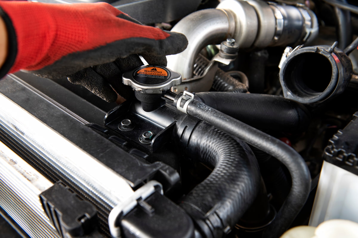 Image of a car radiator