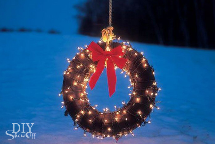 Tire Wreath