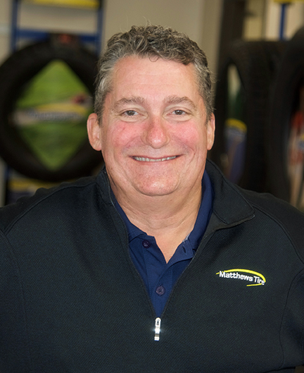 Matthews Tire operations advisor Pat Duesing