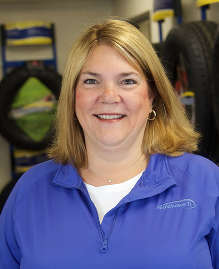 Matthews Tire Vice President Debbie Duesing